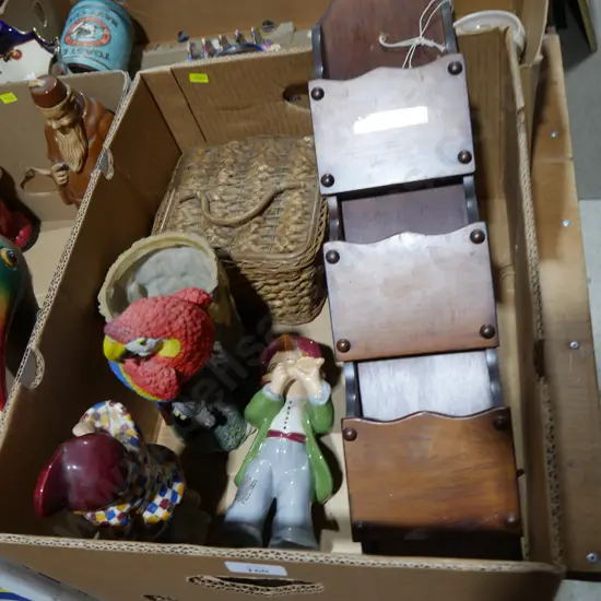 Ornaments, letter holder etc