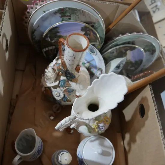 Plates, mirror etc