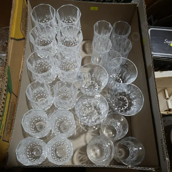 Assorted glasses
