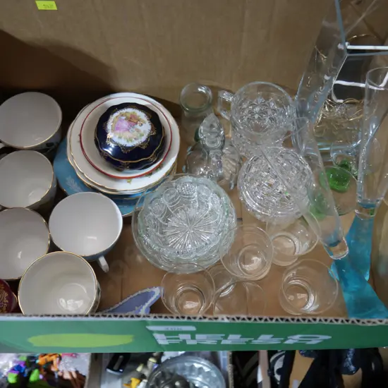Glassware, trios etc