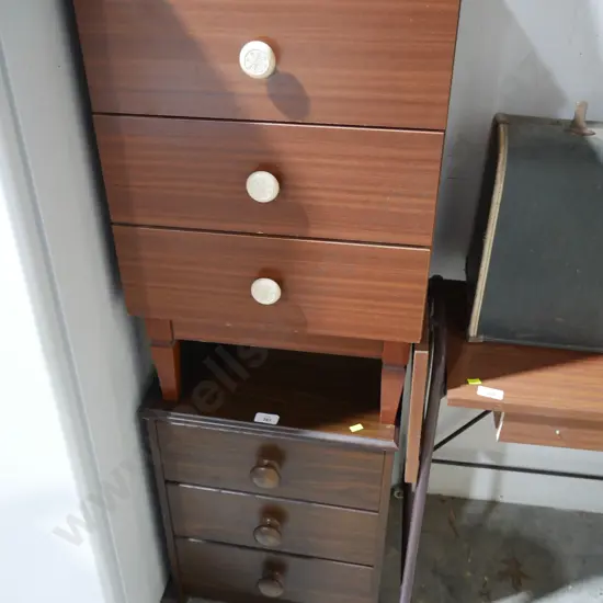 2 bedside drawers (non-matching)