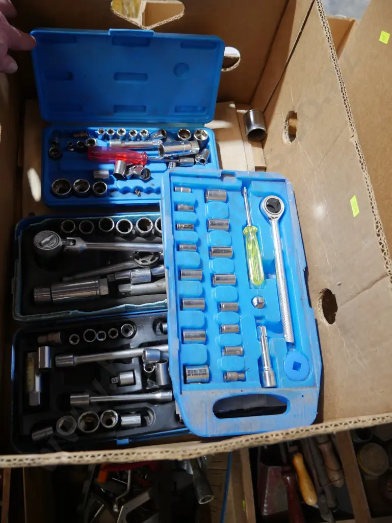 Box of socket sets Image 1++