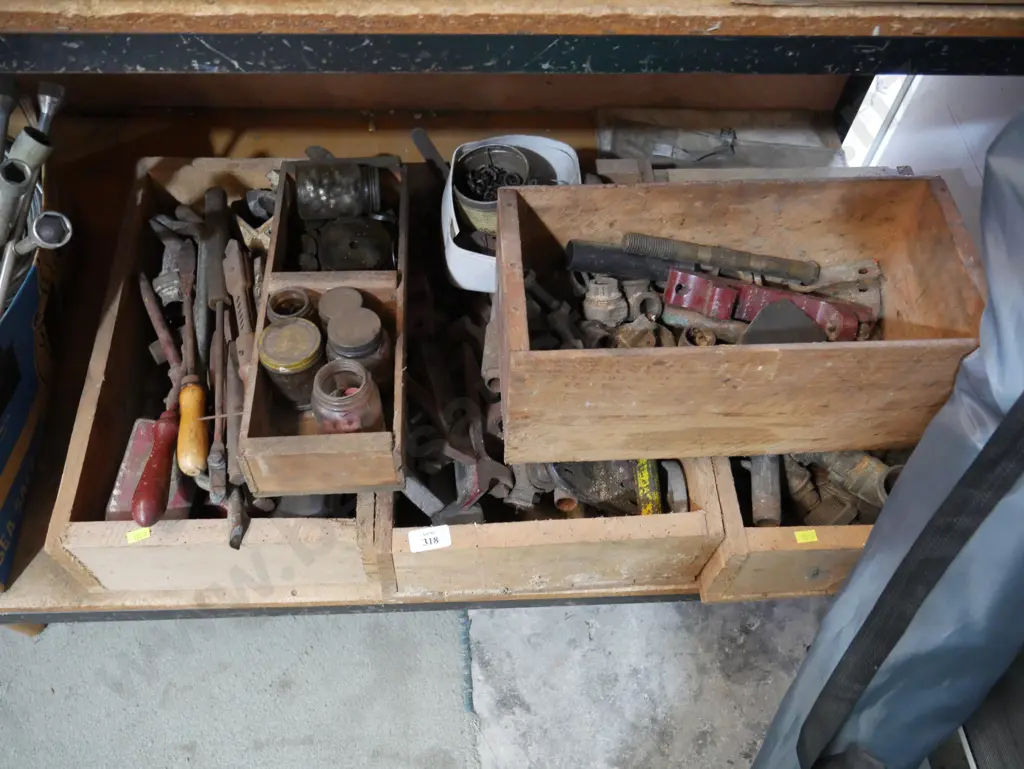 Five boxes of assorted tools Image 1++