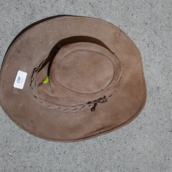 Suede hat