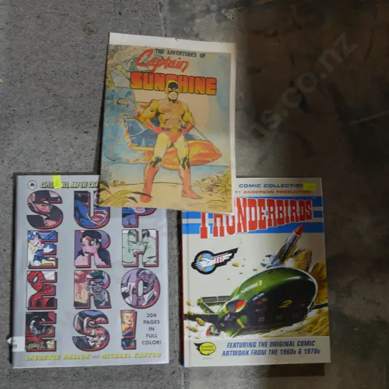 Three comic books