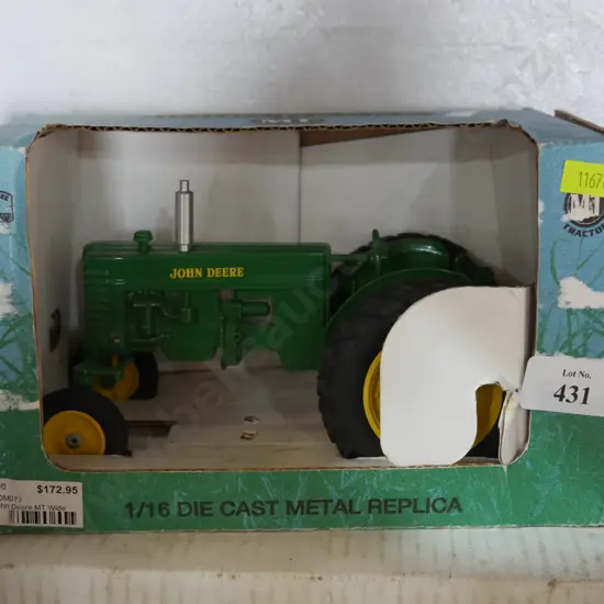 Die cast John Deere tractor