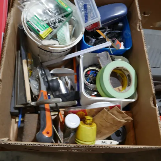 Assorted painting gear etc
