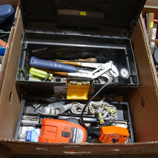Toolbox and contents etc