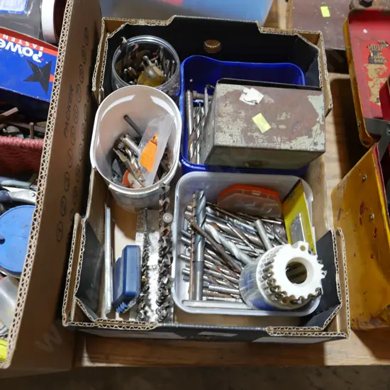 Assorted drill bits