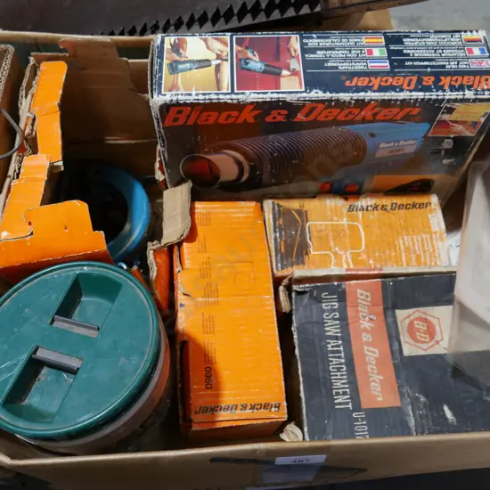 Black and Decker tool attachments etc