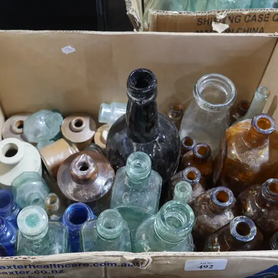 Assorted bottles