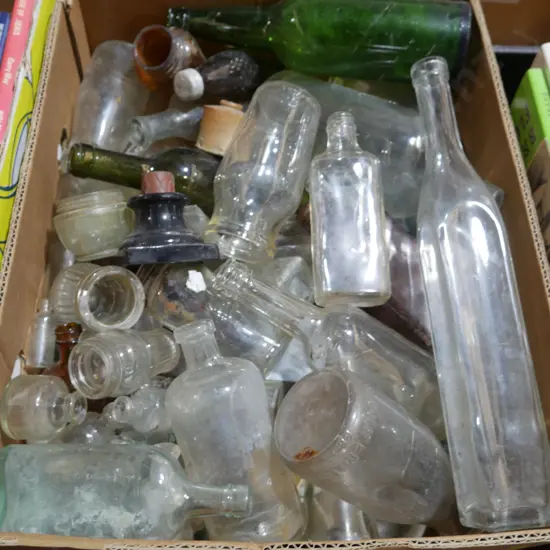 Assorted bottles