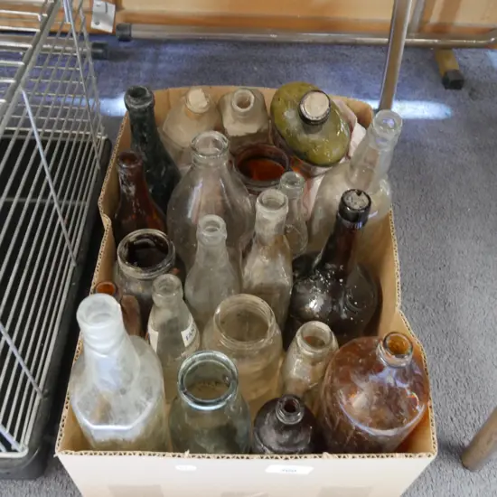 Assorted bottles