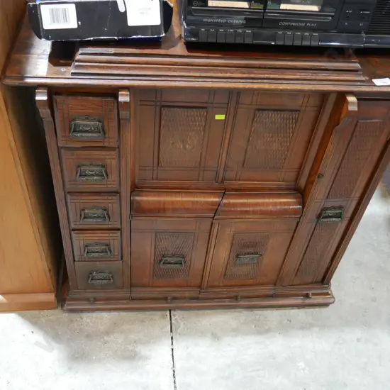 Vintage sewing cabinet