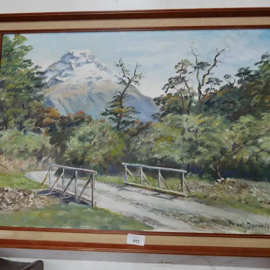 Pearl Daniels oil painting