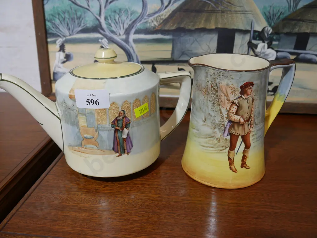 Royal Doulton teapot and jug Image 1++