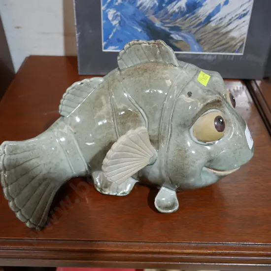 Ceramic fish figurine