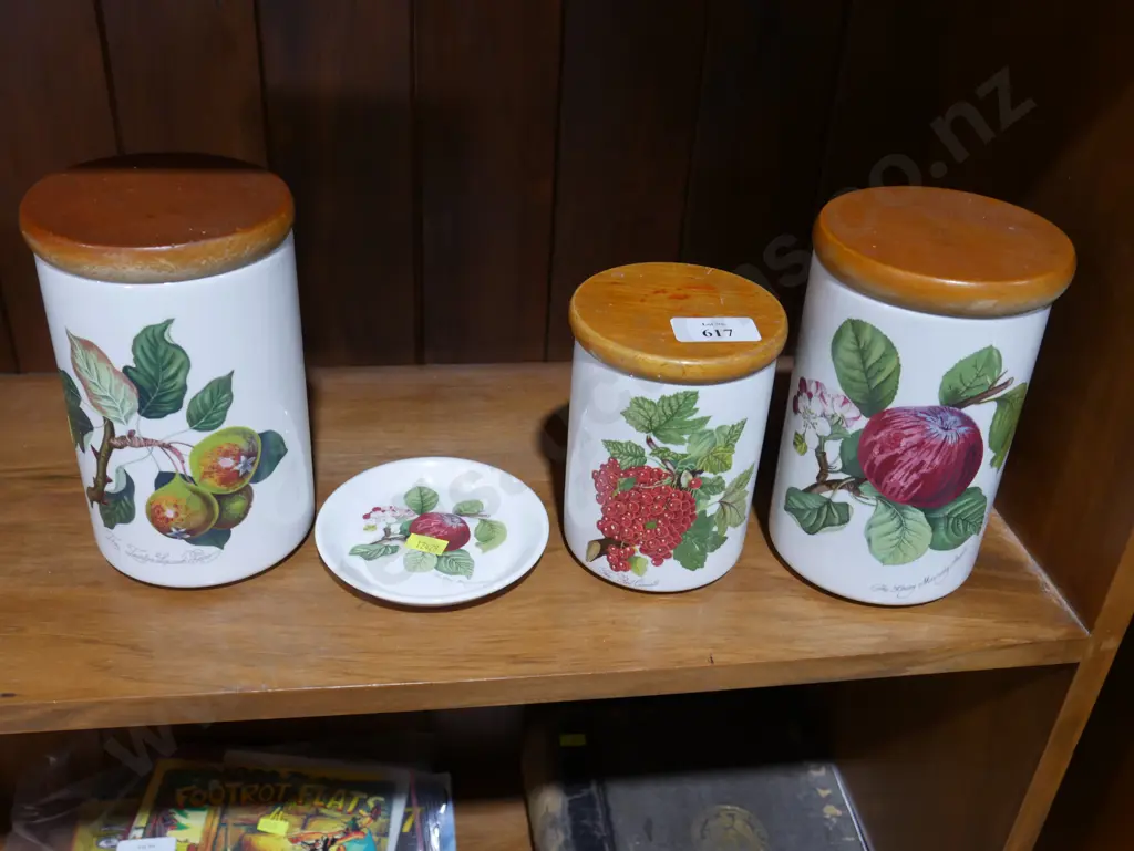 Portmeirion storage jars and dish Image 1++