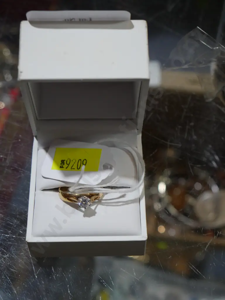 18 carat diamond Solitaire ring valuation $5300 Image 1++