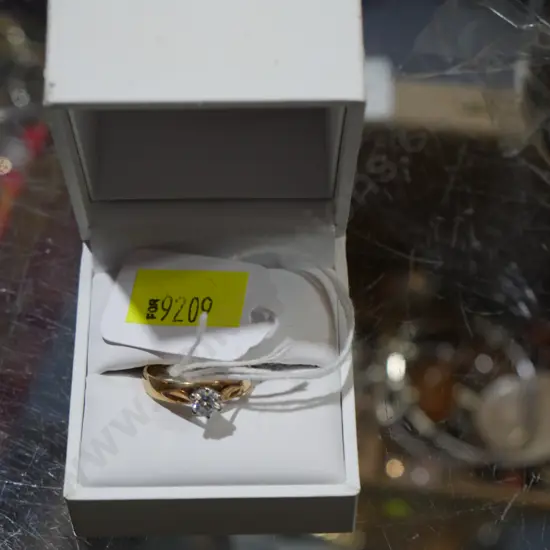 18 carat diamond Solitaire ring valuation $5300