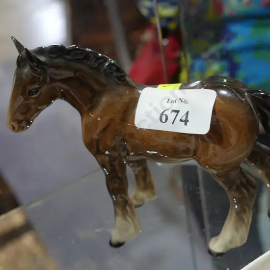 Beswick Clydesdale foal