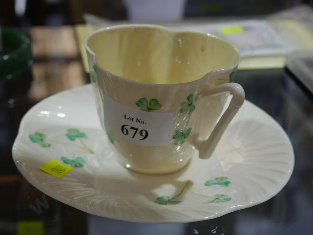 Belleek cup and saucer Image 1++
