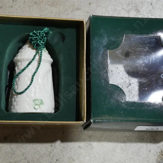 Belleek bell in box