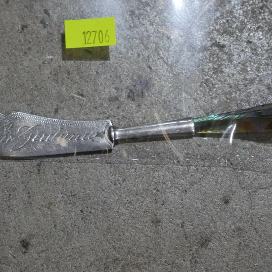Sterling silver knife