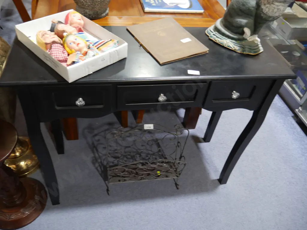 3 drawer console table Image 1++