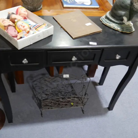 3 drawer console table