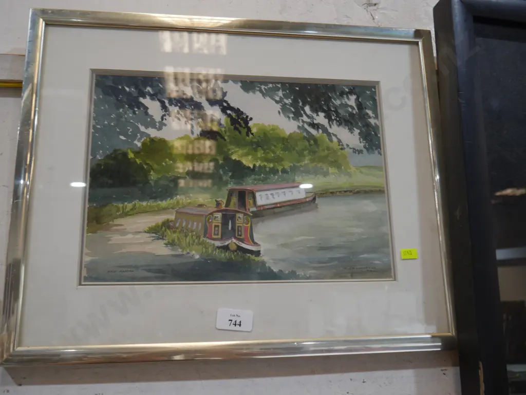 Eric Windsor 'East Marton' watercolor Image 1++