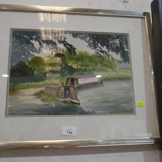 Eric Windsor 'East Marton' watercolor