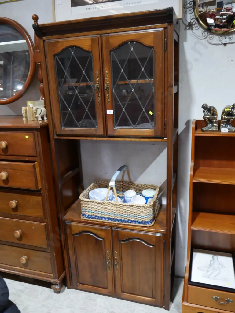 Display cabinet, leadlight windows Image 1++
