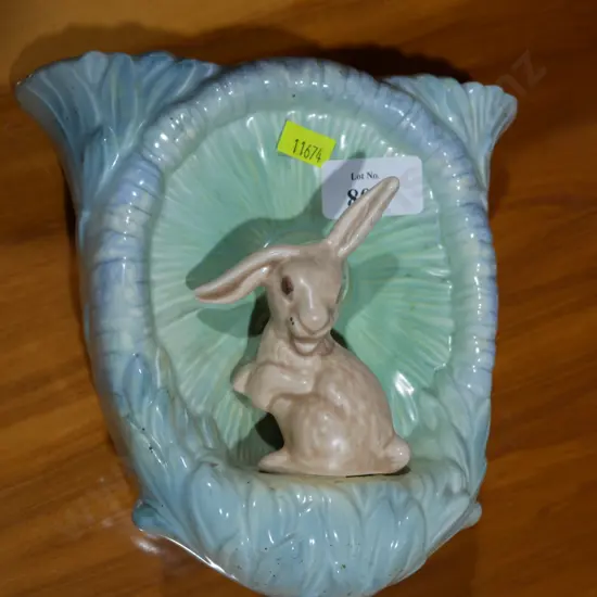 Bunny wall pocket