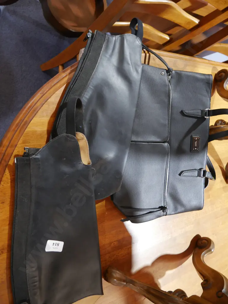 Hand bag and equestrian chaps Image 1++