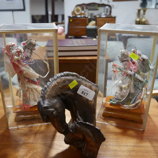 Horse and foal ornament etc