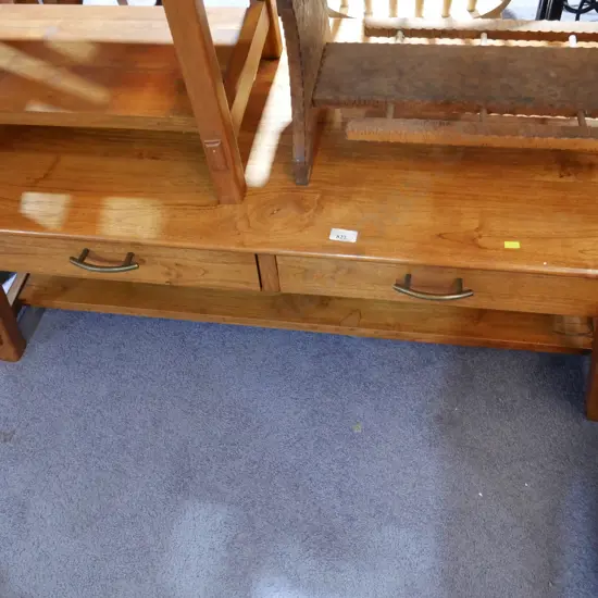 2 drawer coffee table