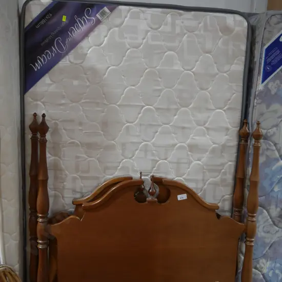 2 single mattresses and 2 headboards