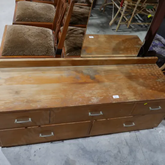 Lowboy and mirror