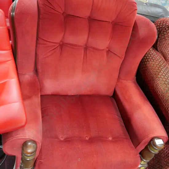 Red armchair