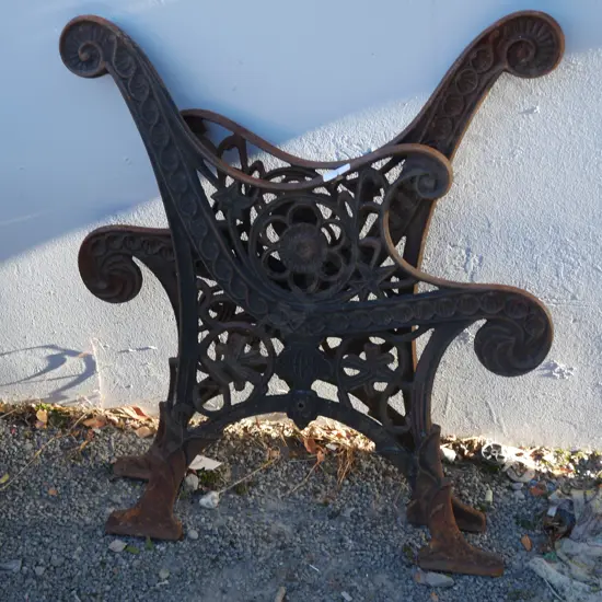 Cast bench seat ends