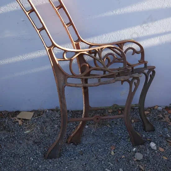 Cast bench seat ends