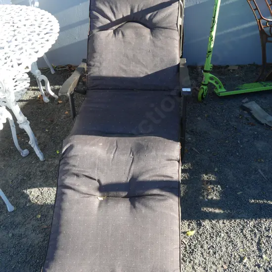 Pair of sun lounges