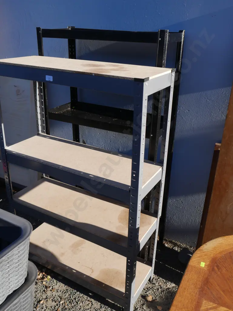 Two sets of garage shelving Image 1++