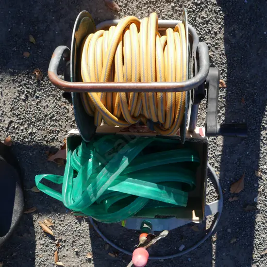 Sprinkler, hose reel etc