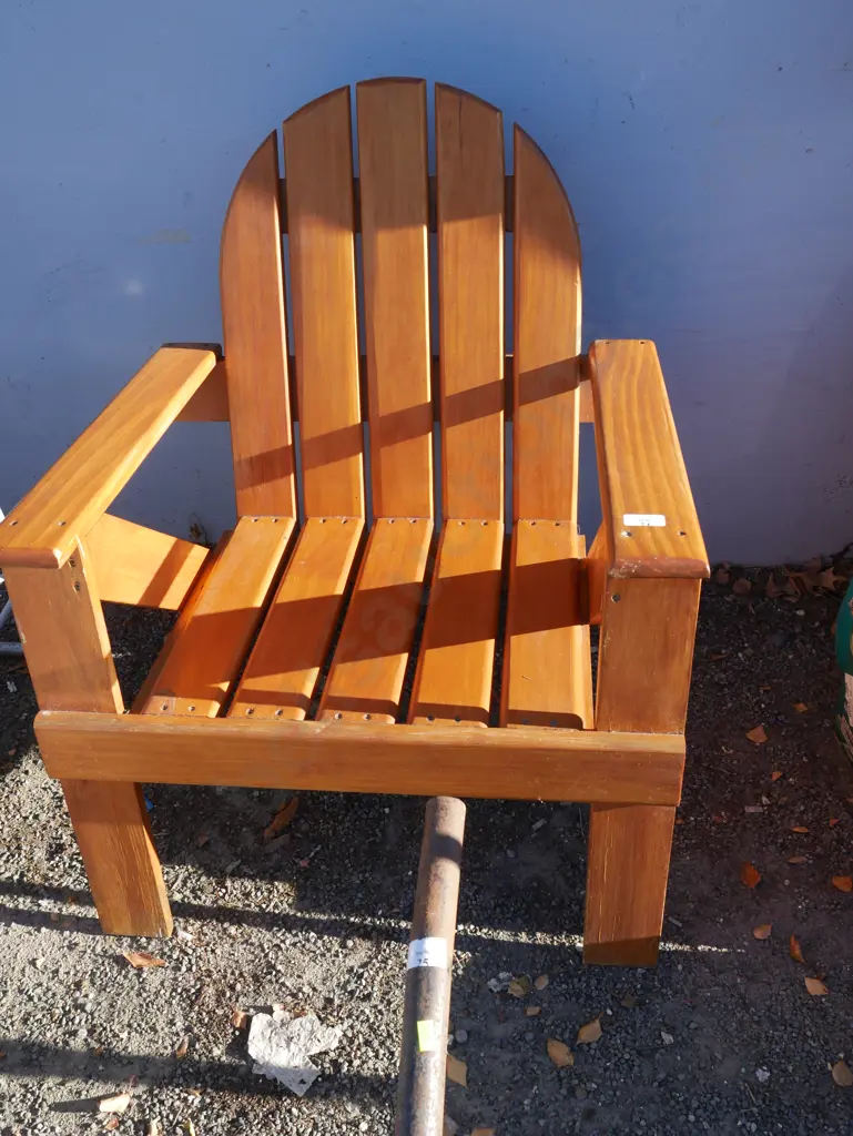 Wooden outdoor chair Image 1++