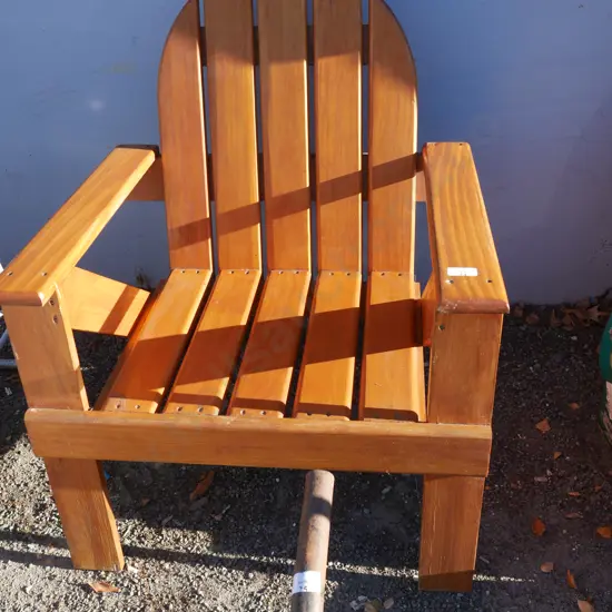 Wooden outdoor chair