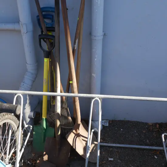 Assorted garden tools