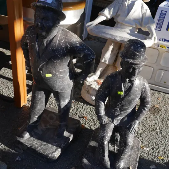 Two garden ornaments