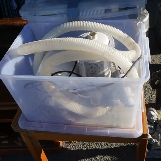 Swimming pool filter etc